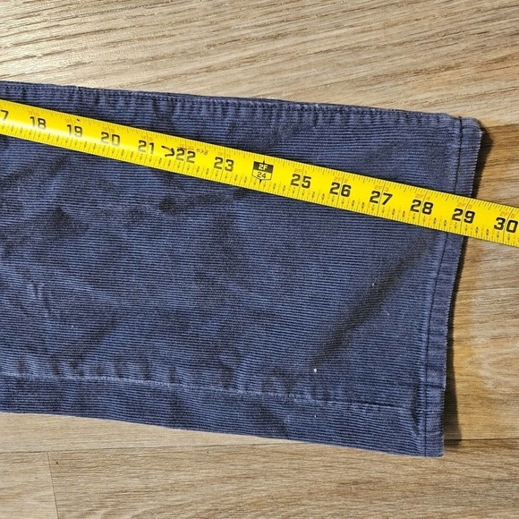 J. Crew Mens Corduroy Pants Size 34X30 Straight Leg Gray Y2K - Picture 9 of 9